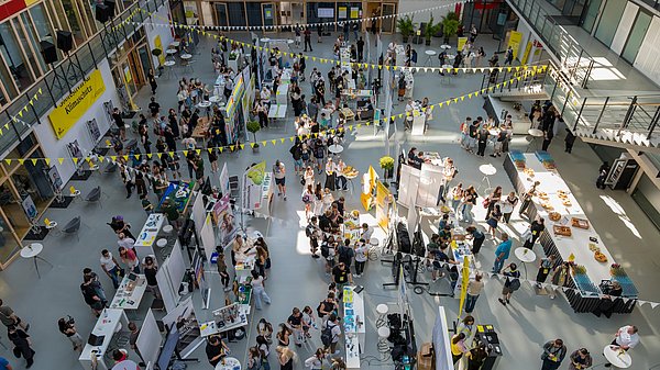 Jobfestival im Überblick von oben