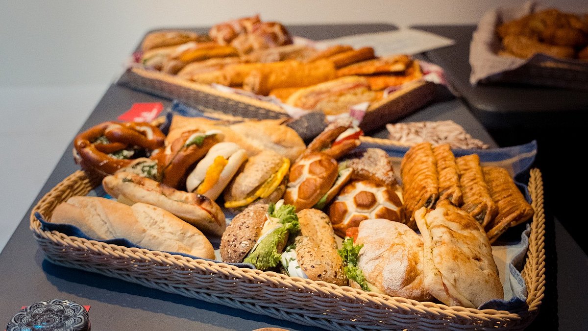 Gerettetes Essen ist schön angerichtet