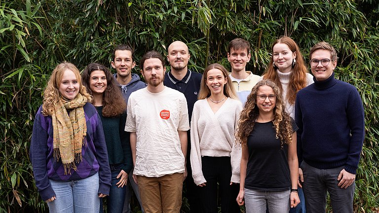 Gruppenbild Jugendrat für Klima und Nachhaltigkeit Baden-Württemberg