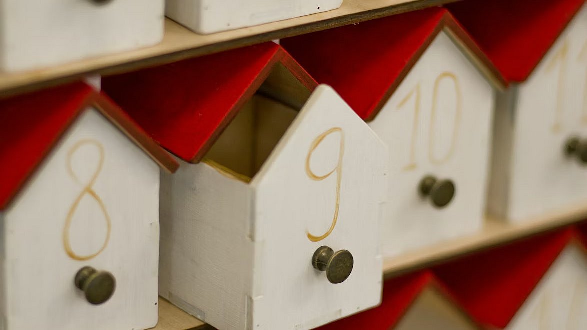 Adventskalender, Türchen, Zahlen 8,9,10