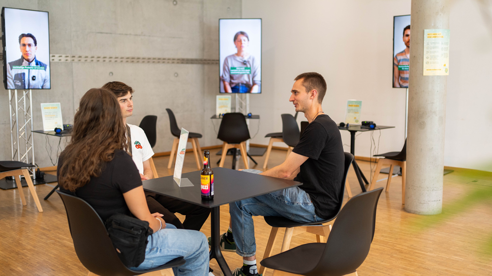 Crashkurse boten den Jugendlichen praktische Impulse für den eigenen beruflichen Weg.