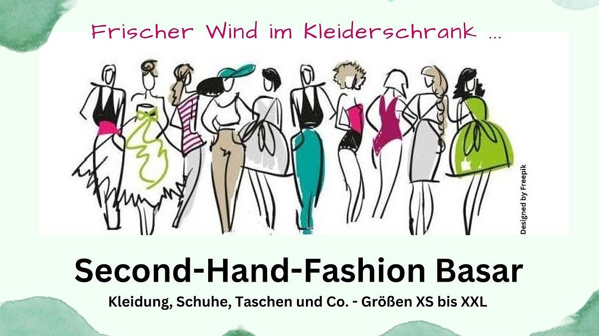 Eine Illustration mit unterschiedlich gekleideten Frauen