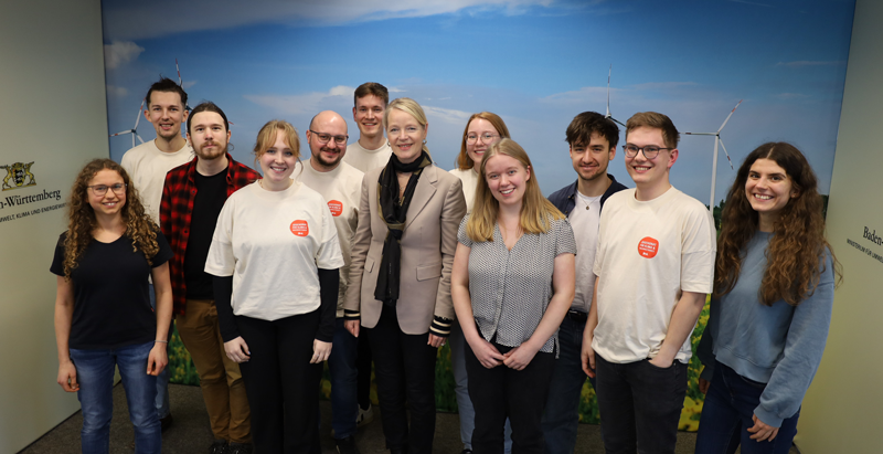 Jugendrat trifft Umweltministerin Thekla Walker