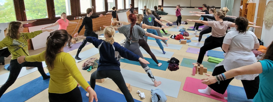 Ein Yoga-Kurs