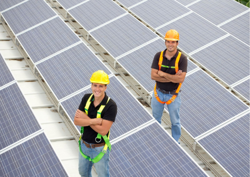 Grüne Arbeitswelt: Energie & Technik