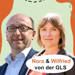 Nora Schareika und Wilfried Münch von der GLS Bank