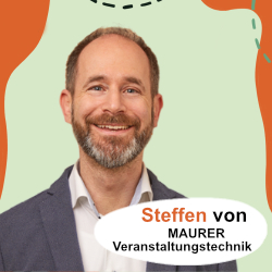 Steffen Maurer, Geschäftsführer von MAURER Veranstaltungstechnik 